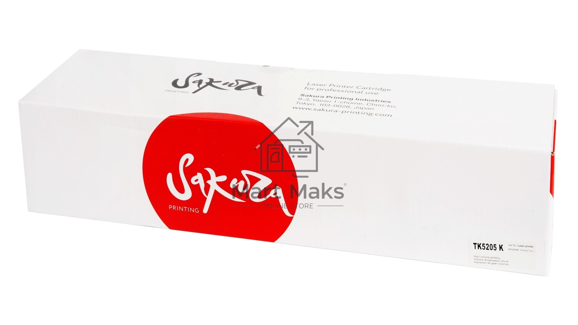 Картридж Sakura TK5205K для Kyocera Mita TASKalfa 356ci, TASKalfa 358ci, черный, 18 000 к.