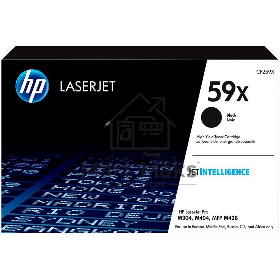 Картридж лазерный HP 59X черный для LJ M304/M404/MFP M428 10000 стр