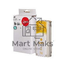Картридж струйный Sakura B3P21A (№727 Yellow) для HP, желтый, 130 мл.