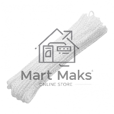 Шнур бельевой HomePalisad полипропиленовый с сердечником, 3 мм, L 15 м, белый