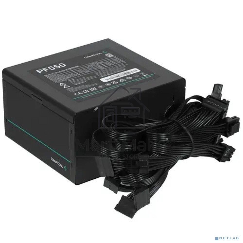 Блок питания Deepcool / GamerStorm PF550, 550Вт, 80 PLUS, 120мм, черный