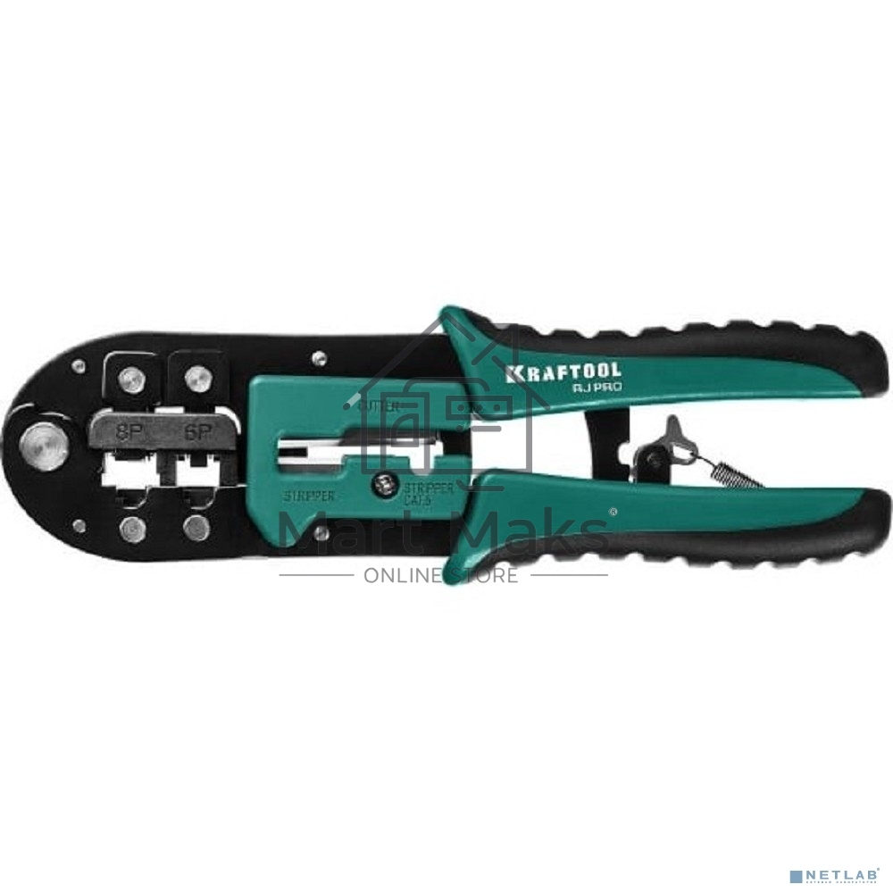 Кримпер универсальный KRAFTOOL RJ-Pro, RJ45, RJ11/RJ12