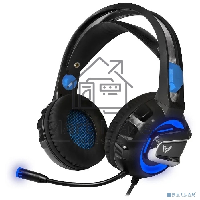 Гарнитура игровая CROWN CMGH-3101 Black&blue