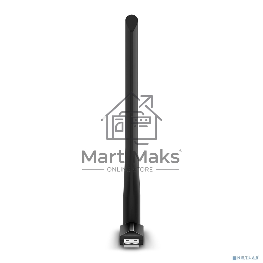 Беспроводный двухдиапазонный USB2.0 адаптер TP-Link Archer T2U Plus, 433Мбит/с + 200Мбит/с