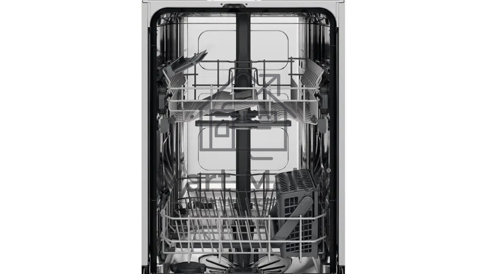 Встраиваемая посудомоечная машина Electrolux EEA71210L, черный, 44.6 см, 9 компл., 49 дБ, класс F