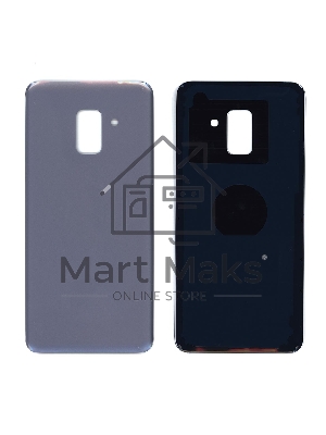 Задняя крышка для Samsung Galaxy A8 (2018) SM-A530F серебристая
