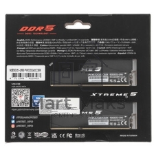 Оперативная память Patriot Viper Xtreme 5, DDR5, 32Gb (2x16Gb), 8000MHz, CL38, DIMM, с радиаторами, RGB, серебристый