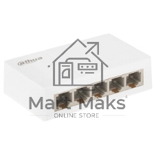 Коммутатор Dahua DH-SF1005L, 5×100 Мбит/с, неуправляемый
