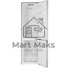 Холодильник Gorenje NRK6201ES4 серебристый двухкамерный 235/96 л морозилка снизу, No Frost