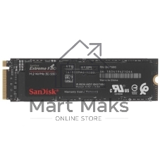 Накопитель SSD SanDisk Extreme M.2 2280 NVMe 2Tb, 51500MBs/4850MBs TBW 1200, SDSSDX3N-2T00-G26, 1 year