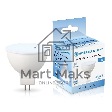 Лампа светодиодная	Ambrella light 160906 LED MR16 9W IC GU5.3 6400K 175-265V
