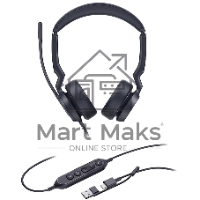 Гарнитура Yealink UH44 Dual UC чёрный, проводная, USB