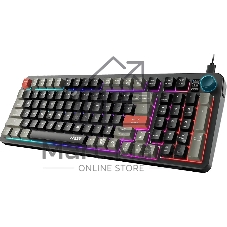 Клавиатура MSI GK110 черный/серый USB for gamer LED (S11-04RU258-HH9)