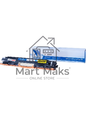 Картридж лазерный NVPrint совместимый HP CE311A/CF351A/Canon 729 Голубой для LaserJet Color Pro 100 M175a/M175nw/CP1025/CP1025nw/M176n/M177fw/Canon i-SENSYS LBP7010C/LBP7018С (1000k)