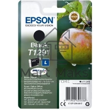 Картридж струйный Epson T1291 (C13T12914012/C13T12914011/C13T12914010) черный (11.2 мл) для SX420W/SX425W/SX525WD/SX620FW/BX305FV/BX305F/BX320FW/BX525WD/BX625FWD