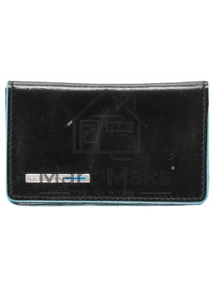 Чехол для визитных карт Piquadro Blue Square PP1263B2/N черный натур.кожа