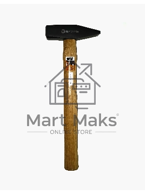 Молоток 400гр. Квадратный боек, деревянная ручка