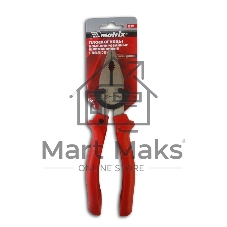 Плоскогубцы MATRIX Standard 200 мм, комбинированные шлифованные, пластмассовые рукоятки 16974
