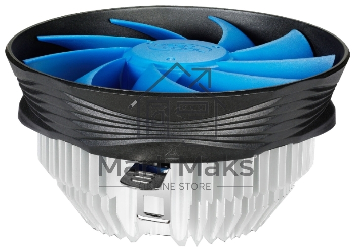 Кулер для процессора DEEPCOOL GAMMA ARCHER синий, 120 мм, алюминий, 1600 об/мин, 26.1 дБ, 3 pin, 95 Вт, 65.5 мм