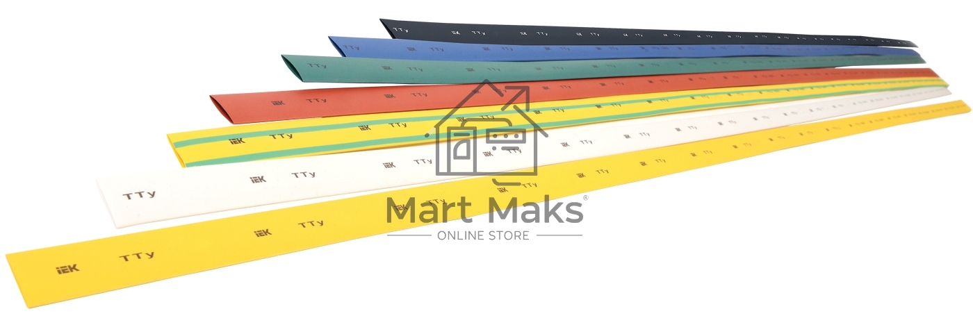 Трубка термоусадочная ТТУ 10/5 жел. 1м IEK UDRS-D10-1-K05