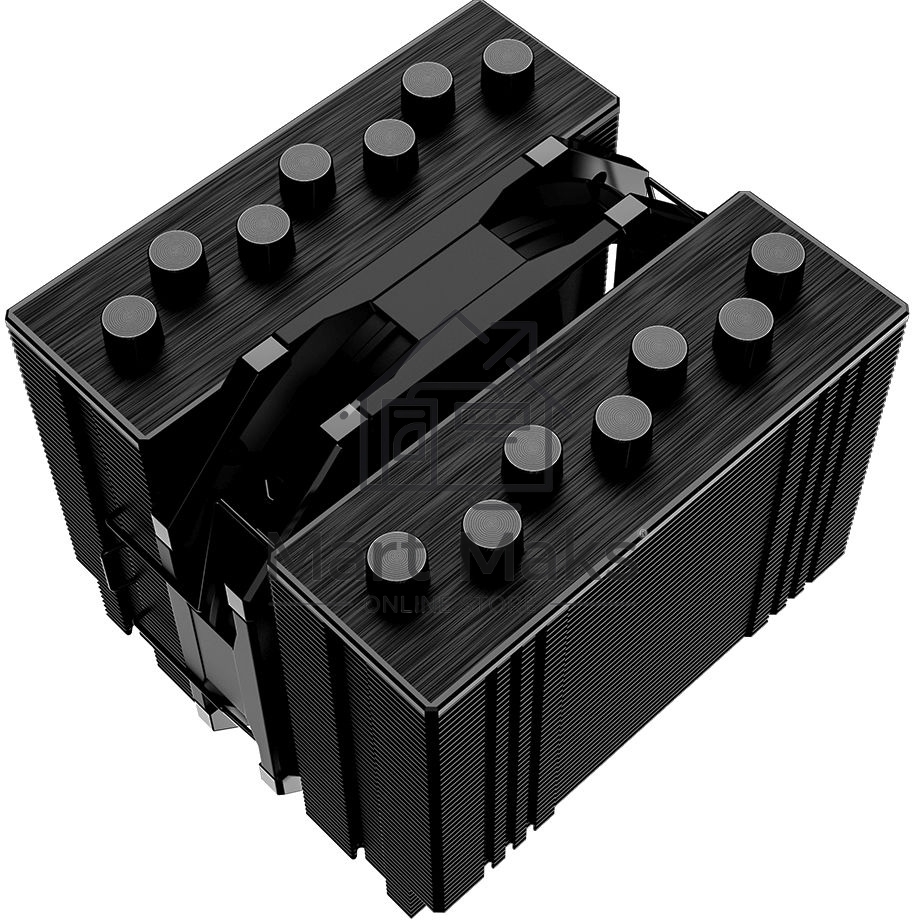 Кулер ID-COOLING SE-207-XT SLIM черный 120мм алюминий+медь 1800rpm 35db 4-pin 220W 135мм