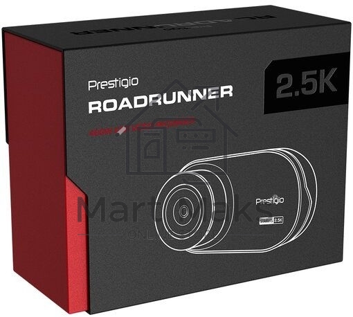 Видеорегистратор Prestigio RoadRunner 460W, 3.0'' IPS (854x480) touch screen display, WQHD 2.5K 2560x1440@30fps, Mstar SSC8629Q, 5 MP CMOS Sony Starvis IMX335 image sensor, 5 MP camera, 140° Viewing Angle, Wi-Fi, USB Type-C, Supercapacitor, Night Vision, 