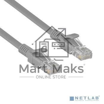 Патч-корд Exegate UTP-RJ45-RJ45-5e-CU-20M-GY, UTP, cat.5e, 20м, медь, серый