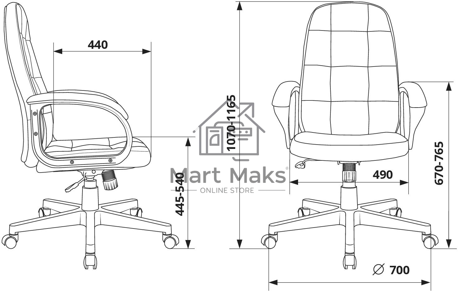 Кресло руководителя Бюрократ CH 002 Fabric Light-21 песочный, крестов. пластик
