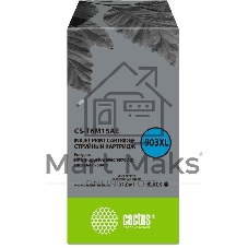 Картридж струйный Cactus CS-T6M15AE №903XL черный (37 мл) для HP OJP 6950/6960/6970