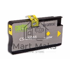 Картридж струйный Cactus CS-CN048 №951XL желтый (26 мл) для HP OfficeJet 251dw Pro, 276dw Pro, 8100 Pro, 8100e, 8600 Pro (N911a), 8600 Pro Plus (N911g), 8610 Pro (A7F64A), 8615 Pro, 8616 Pro, 8620 Pro