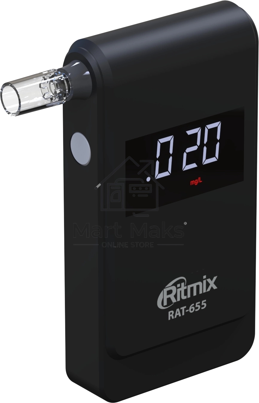 Алкотестер Ritmix RAT-655 электрохимический черный
