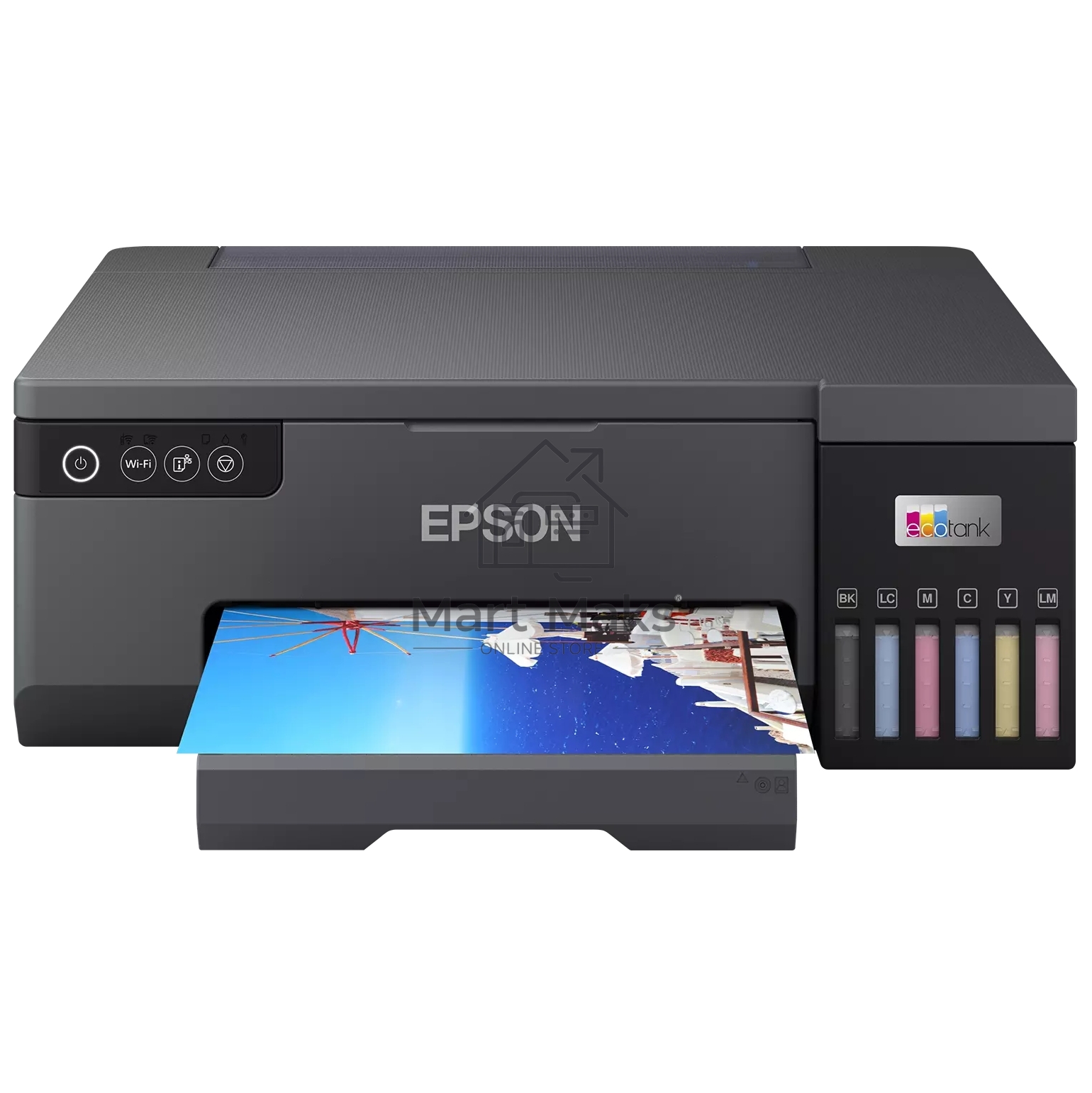 Принтер струйный Epson L8050 (C11CK37405/C11CK37402/C11CK37504/C11CK37507/C11CK37506), A4, цветное, печ. до 8 стр/мин., 1440 x 5760 dpi, USB, Wi-Fi