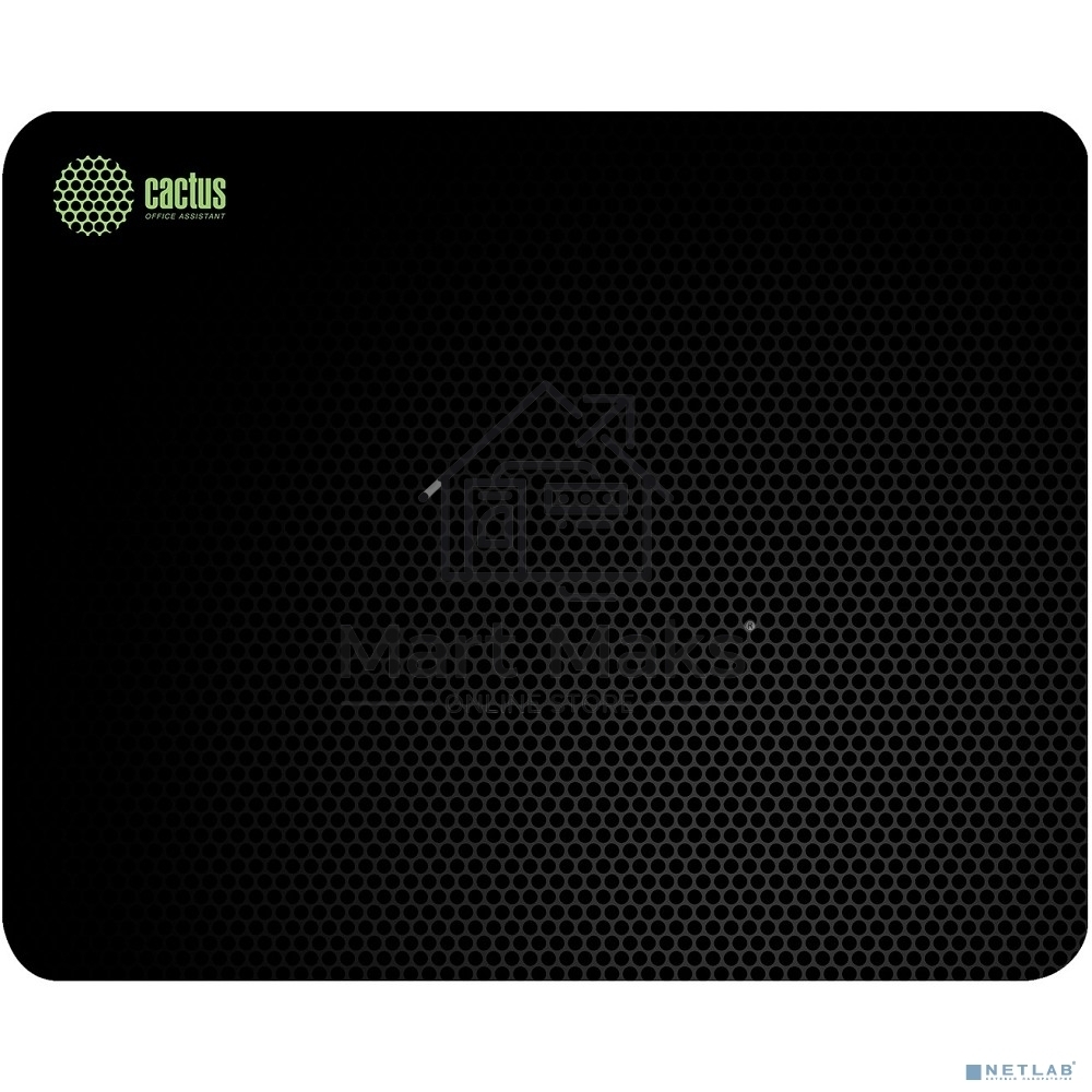 Коврик для мыши Cactus черный Mesh 250x200x3мм (CS-MPC-D02S)