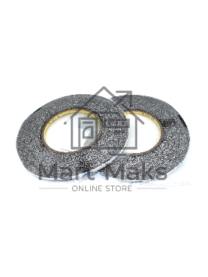 Скотч 3M двухсторонний для монтажа тачскринов, черный, ширина 5мм, длина 55м 2 шт