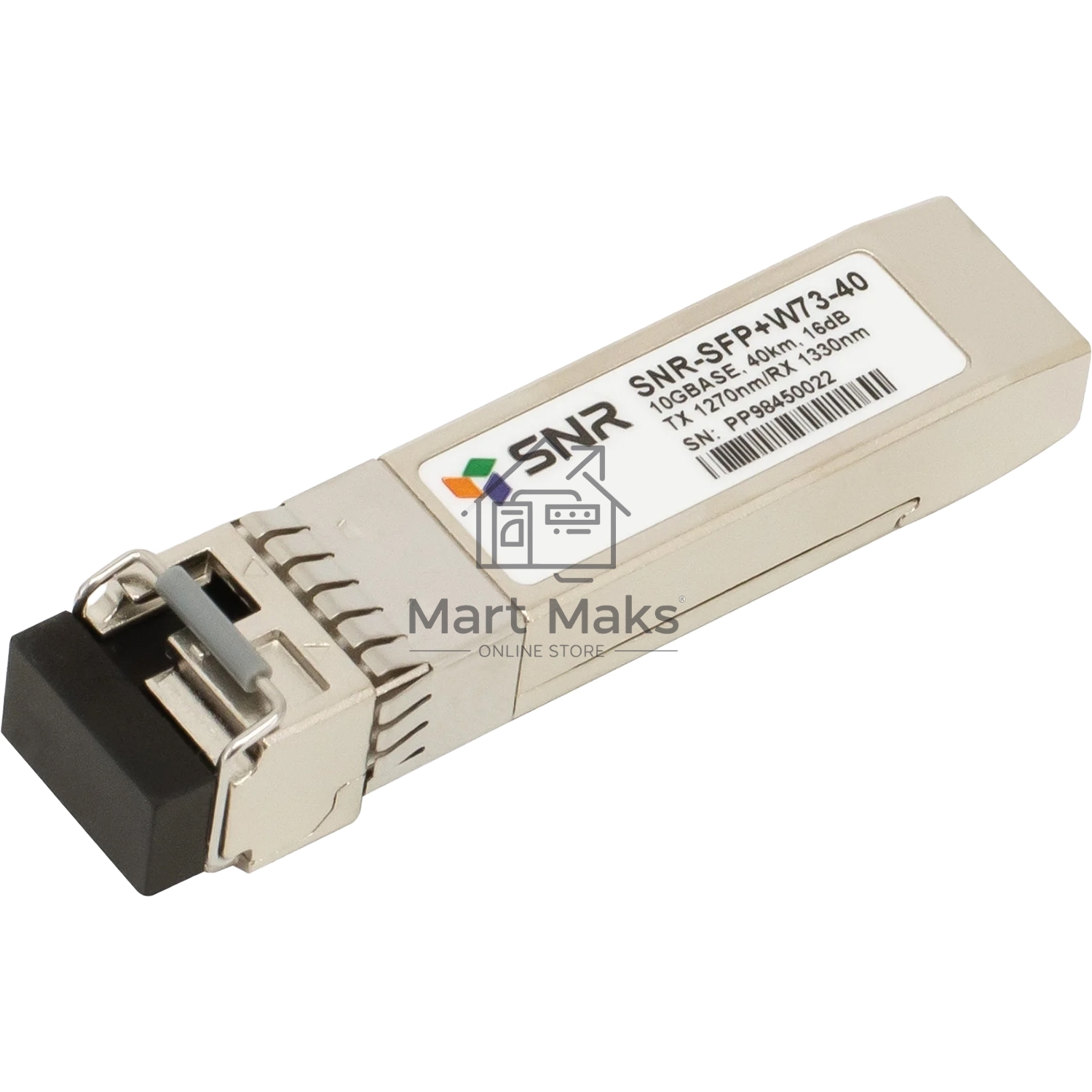 Модуль SNR SFP+ WDM, дальность до 40км (16dB), 1270нм