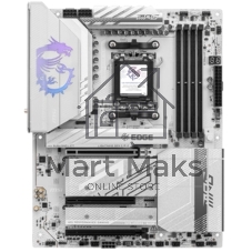 Материнская плата MSI MPG B850I EDGE TI WIFI, AM5, AMD B850, 2xDDR5, 2xSATA, 2xM.2, 1xPCIe 5.0 x16, 1xHDMI, 1x5Gb LAN, Wi-Fi 7, Bluetooth 5.4, 1xUSB-C 20Gbps, 3xUSB-A 10Gbps, 2xUSB-A 5Gbps, 2x3.5 мм, 7.1, Mini-ITX