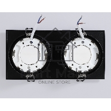 Светильник Ambrella light TN52235/2 BK черный IP20 GX53/2 220*110*44