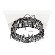 Комплект встраиваемого светильника Ambrella light XC8061031 SWH/BK белый песок/тонированный GX53 (C8061, N8484)