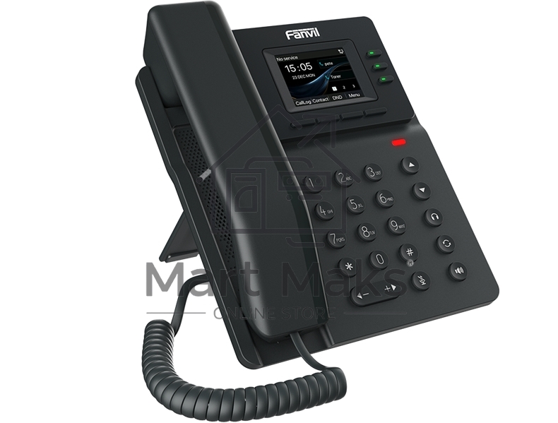 SIP телефон Fanvil V60G(Замена X303G), 4 SIP-акк., 2,4