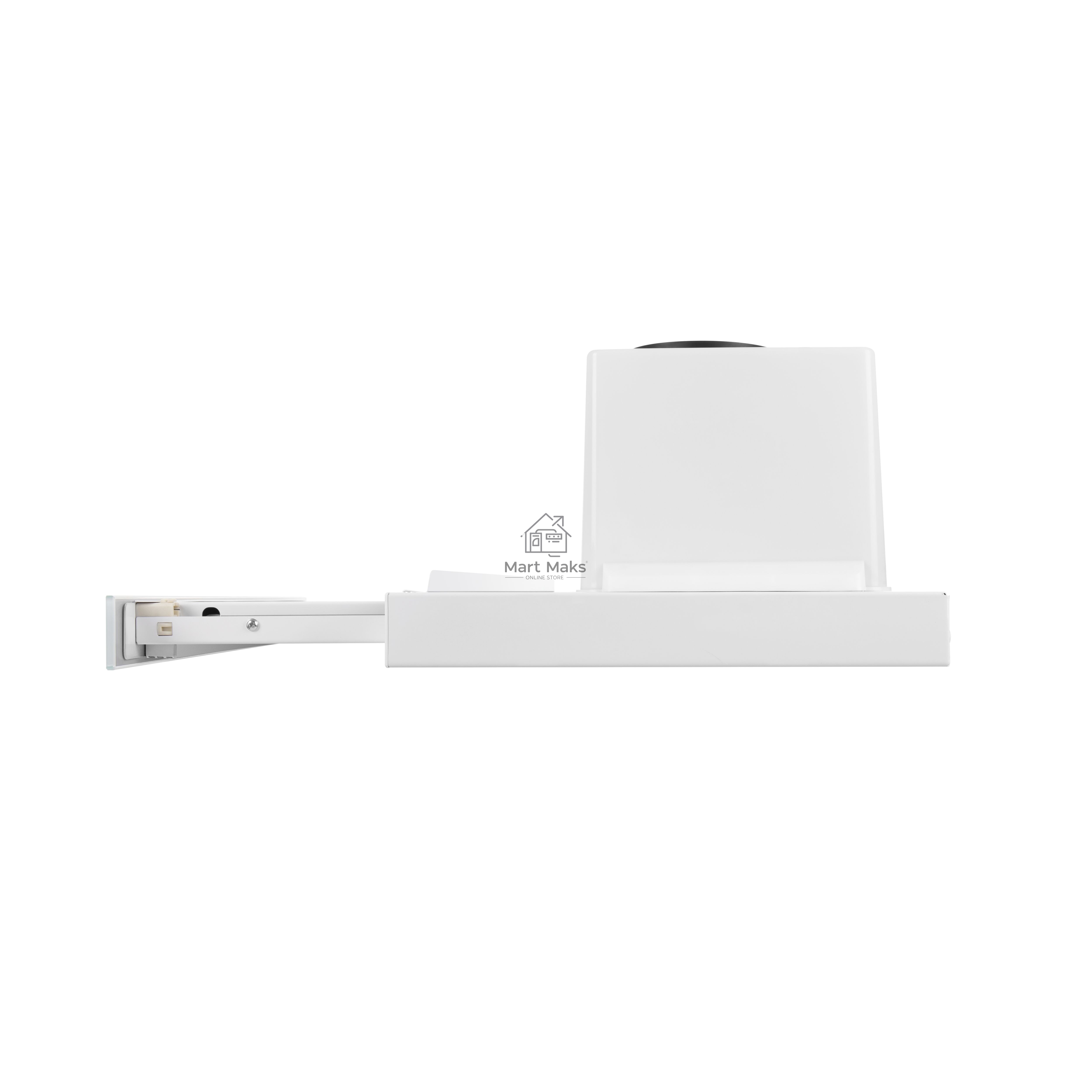 Вытяжка встраиваемая Maunfeld Ouse Touch Glass 60 белый, 60 см, 750 куб. м/ч, 48 дБ
