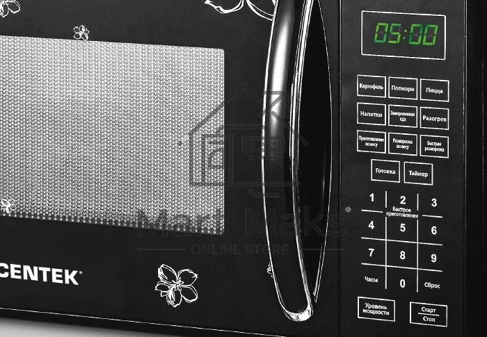 Микроволновая печь Centek CT-1579 черный, 20 л, 700 Вт, сенсор