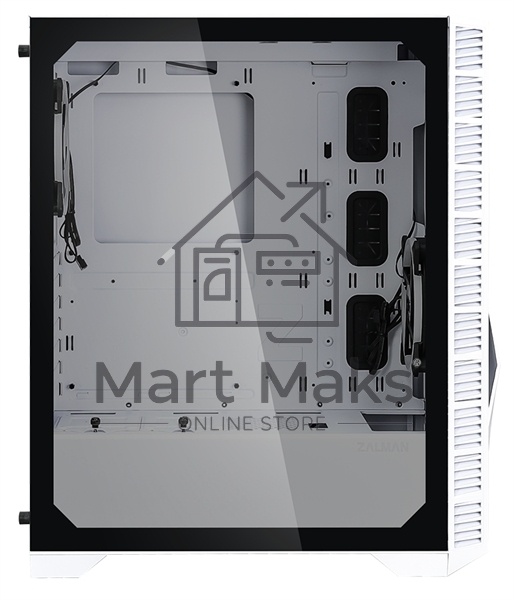 Компьютерный корпус MIDITOWER ATX W/O PSU Z3 ICEBERG WHITE ZALMAN