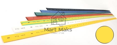 Трубка термоусадочная ТТУ 10/5 жел. 1м IEK UDRS-D10-1-K05