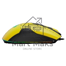 Мышь проводная A4Tech Bloody W70 Max желтый/черный, 10000 dpi, USB, кнопки - 9