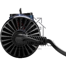 Фен-щётка Hyundai H-HB0110 синий, 1000 Вт, ионизация, 40/50 мм