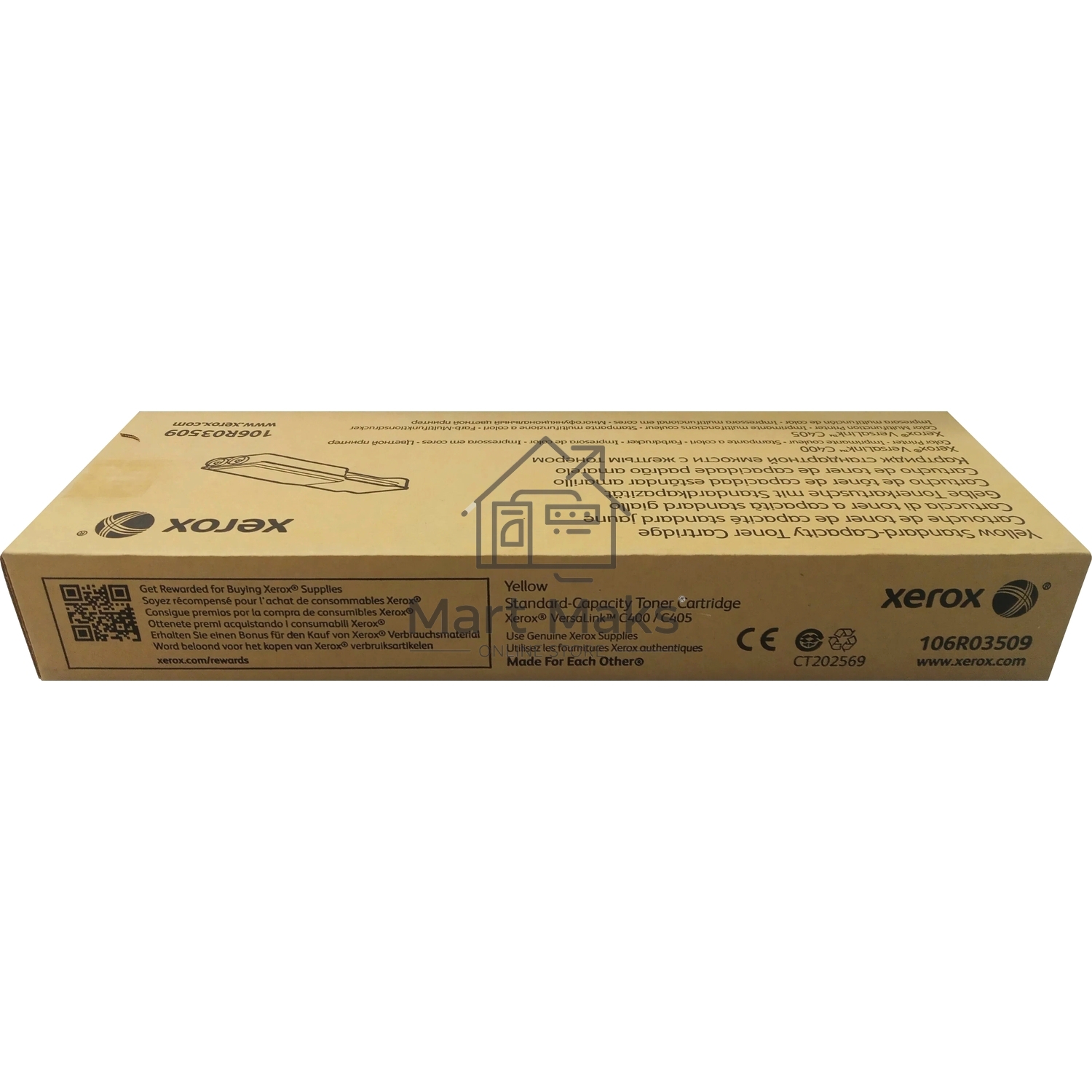 Картридж лазерный Xerox 106R03509 желтый для VersaLink C400/C405 2500 стр(Channels)