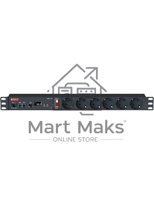 Блок распределения питания Elemy IPDU-1502 гор.размещ. 6xSchuko с мониторингом 15A Schuko 2.4м