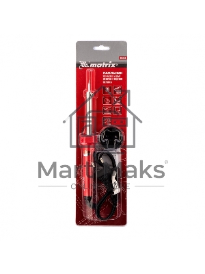 Паяльник Matrix пласт. ABS с пониж. теплопровод, медный наконечник с долговеч. покрытием, 30W