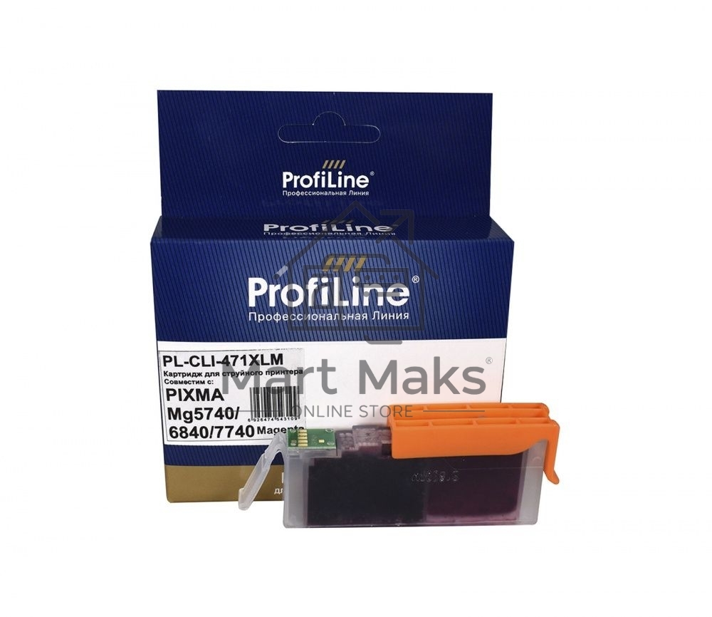 Картридж струйный ProfiLine PL-CLI-471 XLM для принтеров Canon PIXMA MG5740/MG6840/MG7740/TS5040/TS6040/TS8040/TS9040 с чернилами Magenta