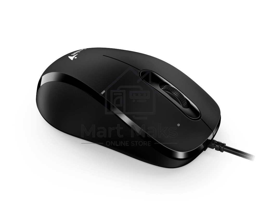 Мышь проводная Genius DX-101 черный, 1200 dpi, USB, кнопки - 3